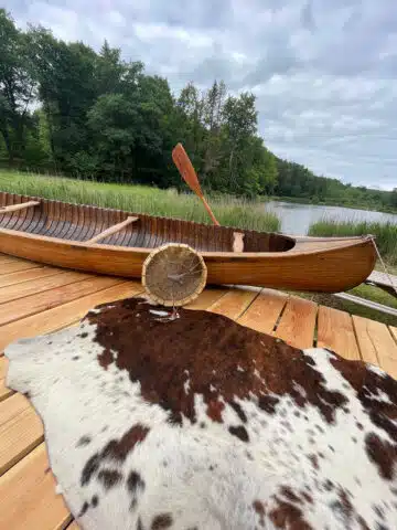 indian-tipi-canoe